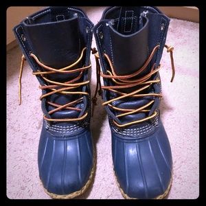 LL bean blue boots